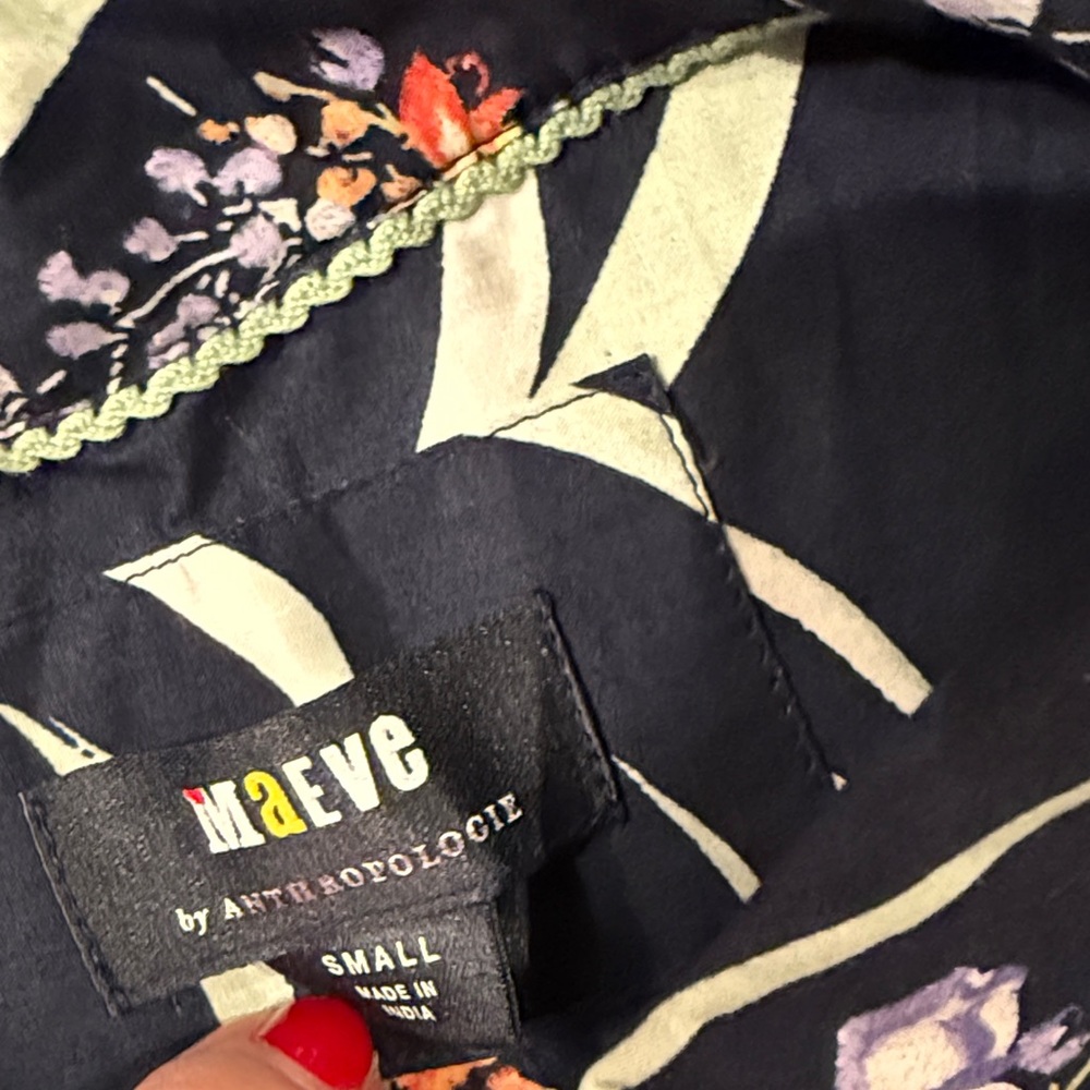 Anthropologie Maeve The Zooey Bubble-Sleeve Blouse - Picture 9 of 12